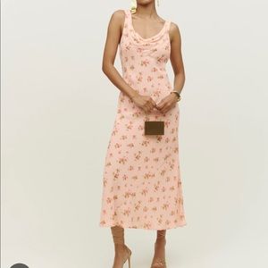 Brand new reformation Emmeline dress in pink